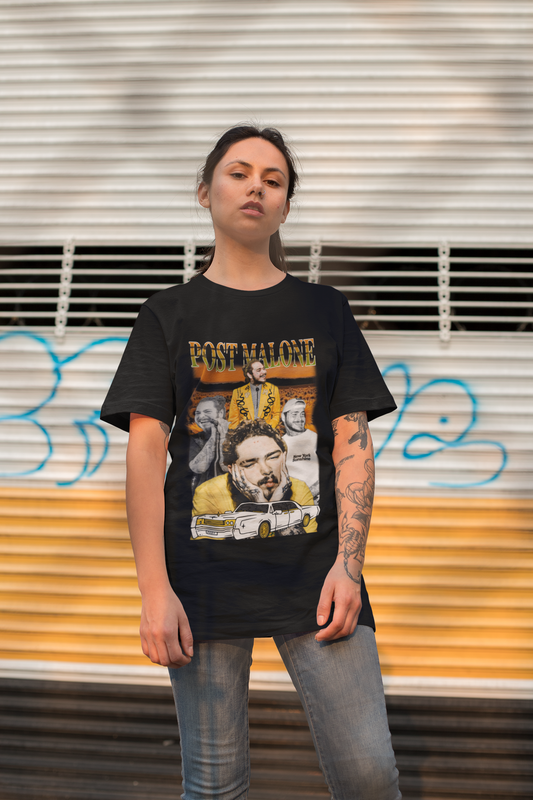 Camiseta Unissex Oversized Post Malone